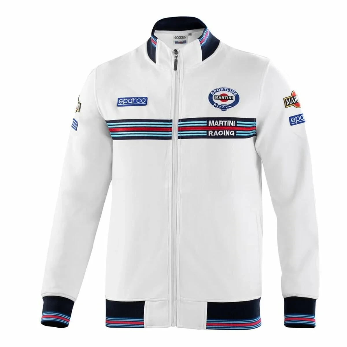 Sudadera con Capucha Sparco S01278MRBI0XS Blanco XS