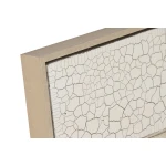 Cuadro Home ESPRIT Blanco Beige Abstracto Urbano (2 Unidades)