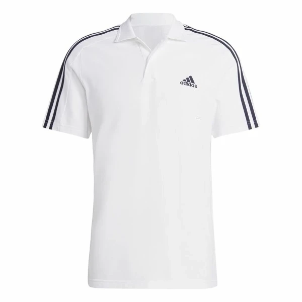 Polo de Manga Corta Hombre Adidas Essentials Blanco XL
