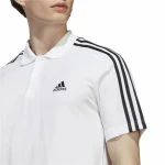 Polo de Manga Corta Hombre Adidas Essentials Blanco XL