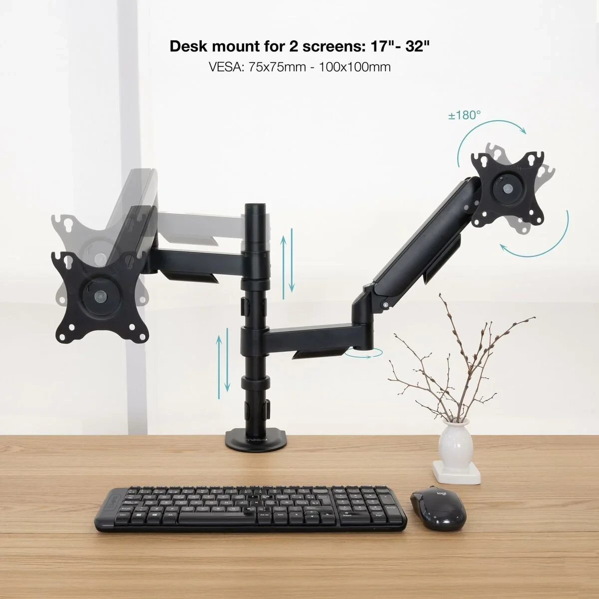 Monitor Gaming TooQ DB1533TNR-B 17"-32"