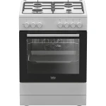 Cocina de Gas BEKO FBE62120WD Blanco Negro