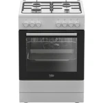 Cocina de Gas BEKO FBE62120WD Blanco Negro