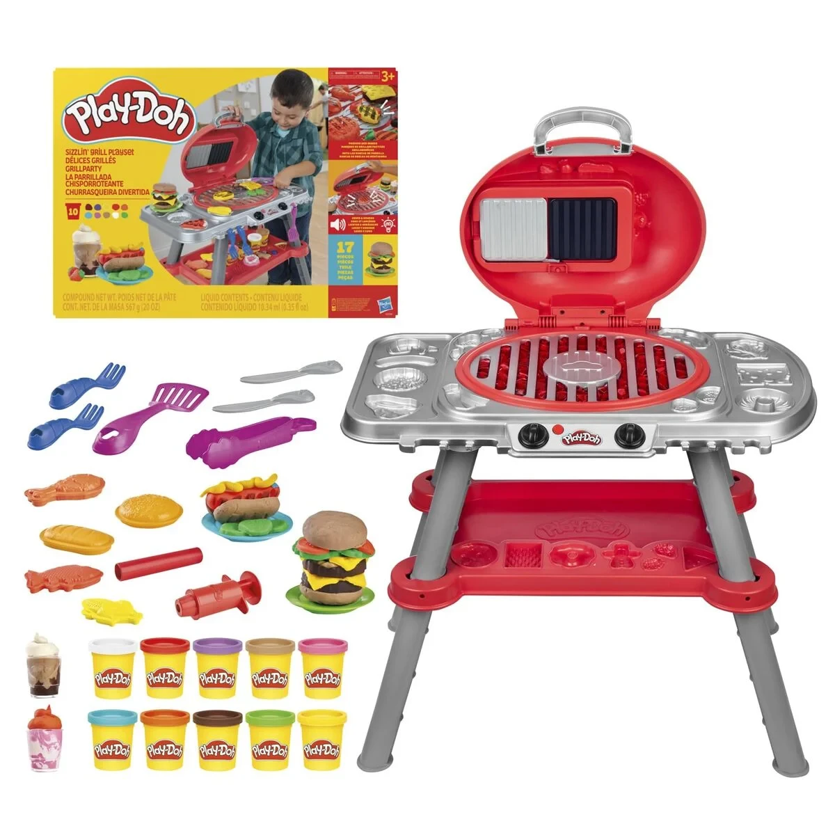 Juego de Plastilina Play-Doh Grilled Delights
