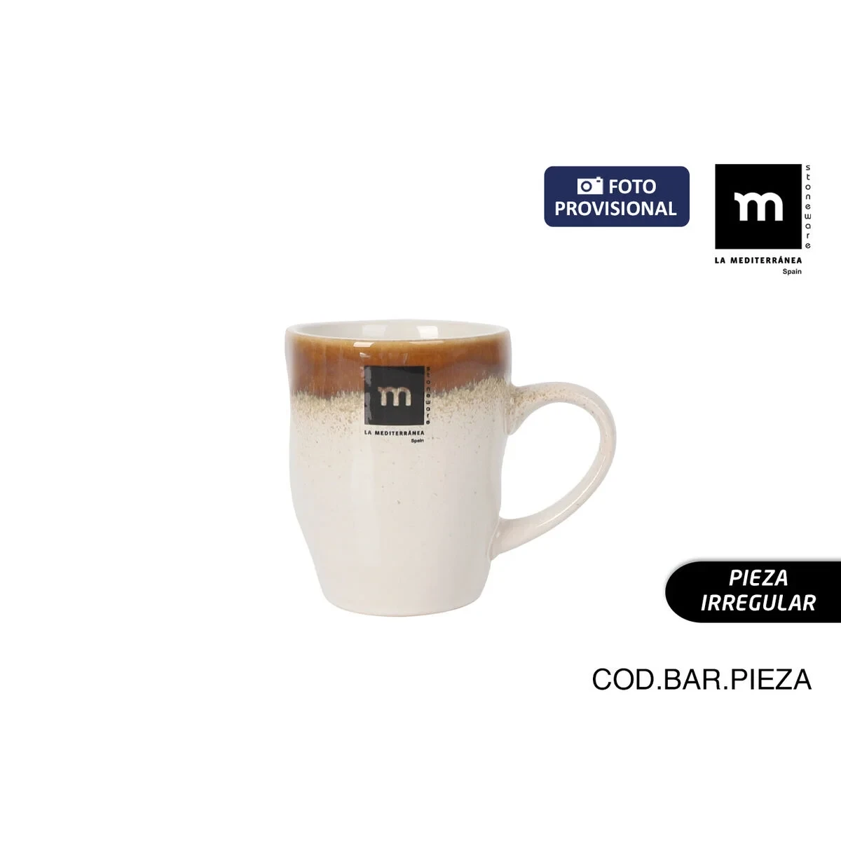 Taza La Mediterránea Fustam 240 ml (48 Unidades)