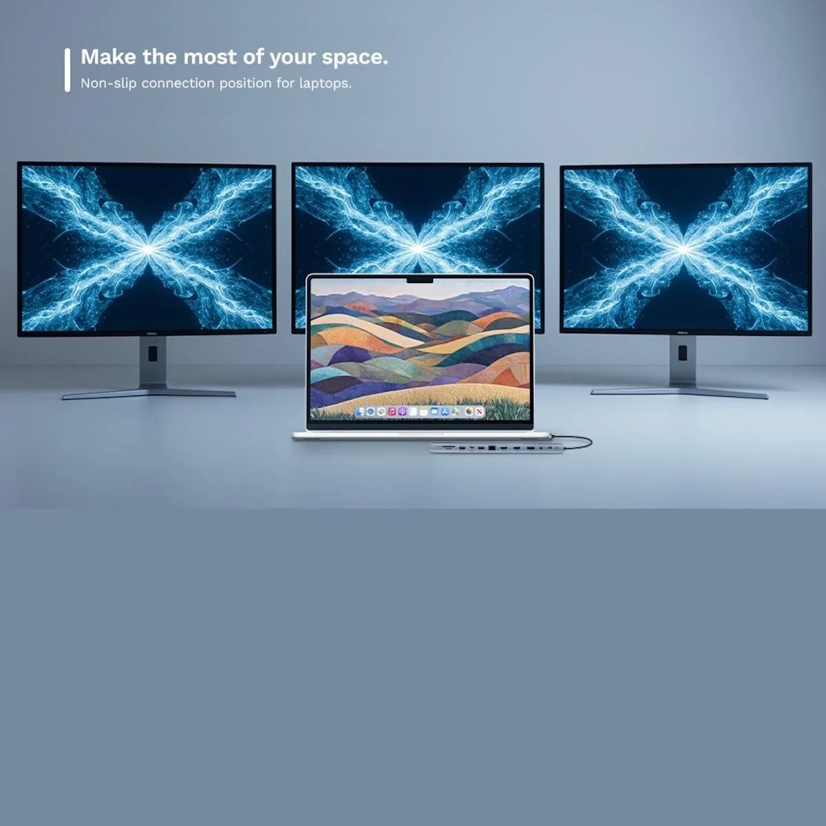 Hub USB Ewent EW1150 Gris