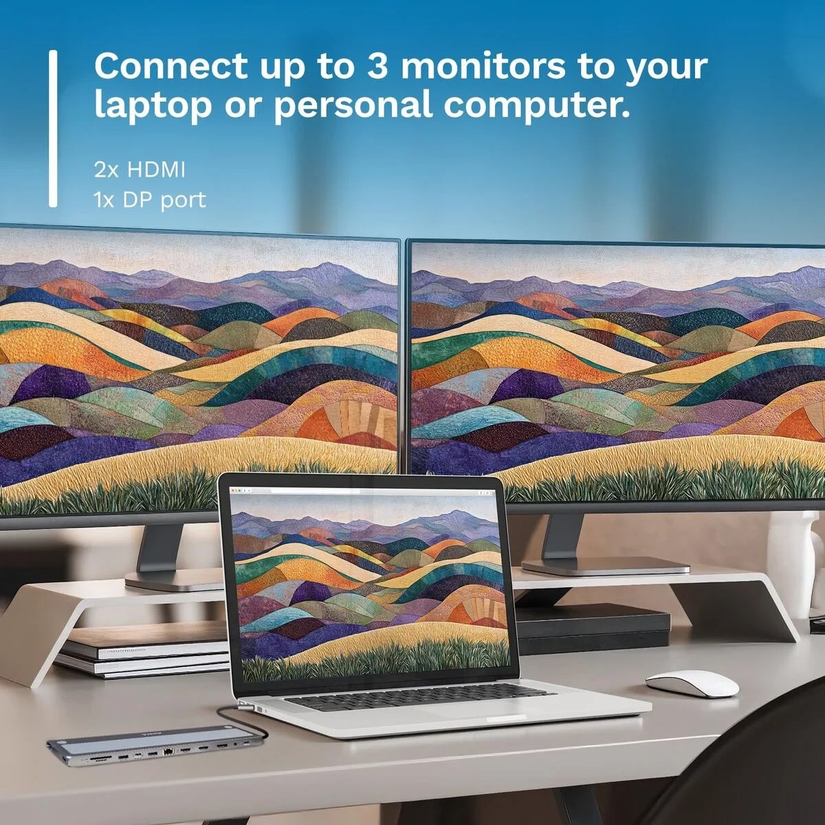 Hub USB Ewent EW1150 Gris