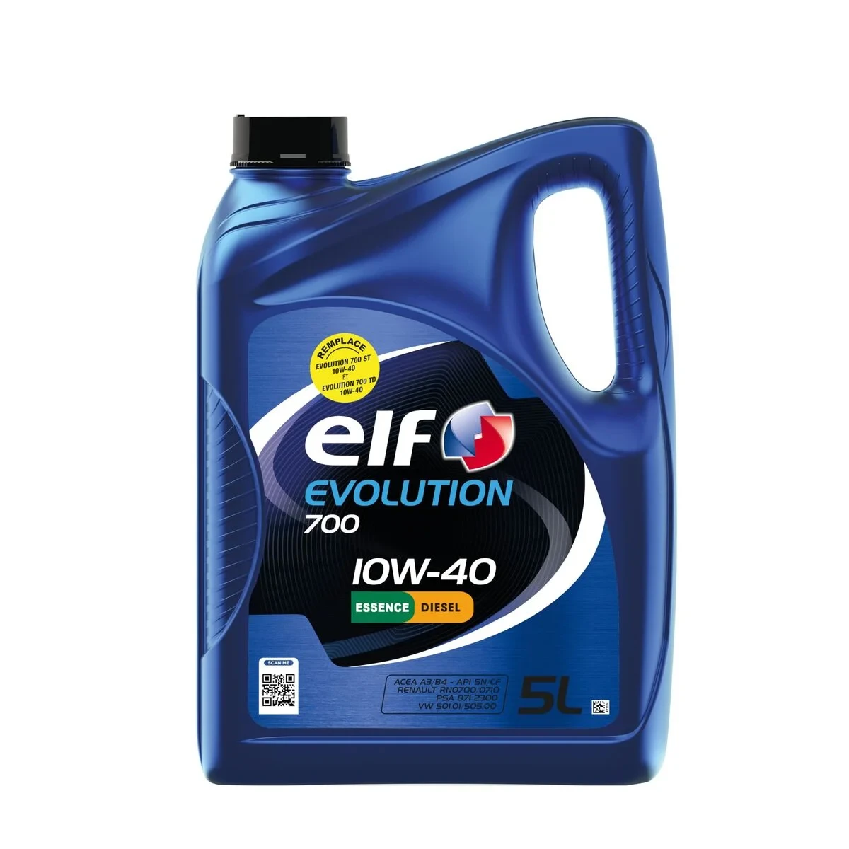 Aceite de Motor para Coche Elf Evolution 700 10W40 5 L