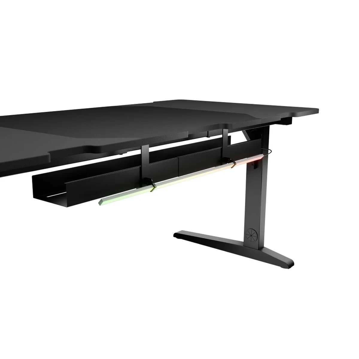 Mesa de Escritorio Genesis NDS-2250 Negro Acero Madera MDF (Reacondicionado A)