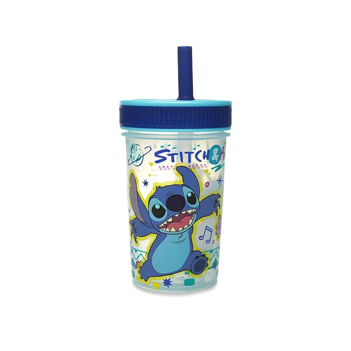Vaso de Aprendizaje ThermoBaby LILO & STITCH 420 ml Azul