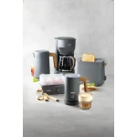 Cafetera de Goteo DOMO DO754K Gris 900 W 10 Tazas 1,25 L