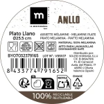 Plato Llano La Mediterránea 25,5 cm (24 Unidades)