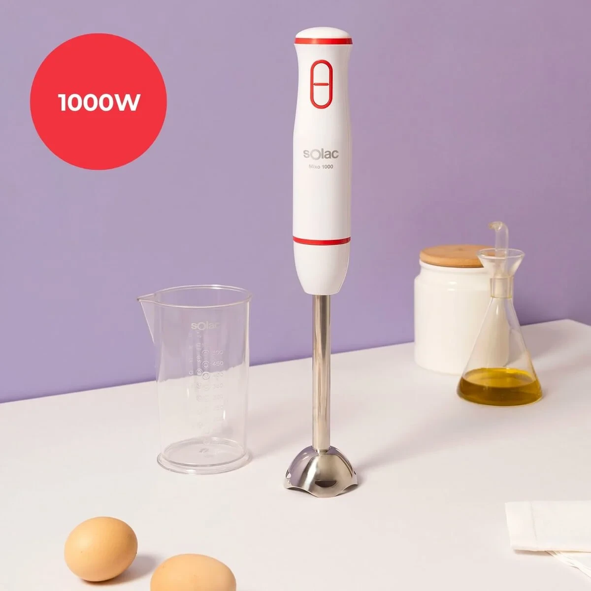 Batidora de Mano Solac BA5625 Blanco