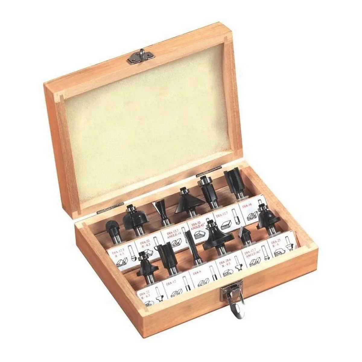 Set de fresas multiuso Fartools 8 mm 12 Piezas