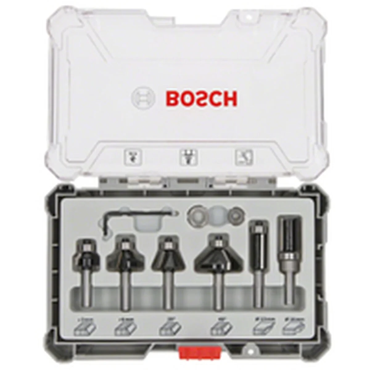 Set de fresas multiuso BOSCH 6 mm 6 Piezas