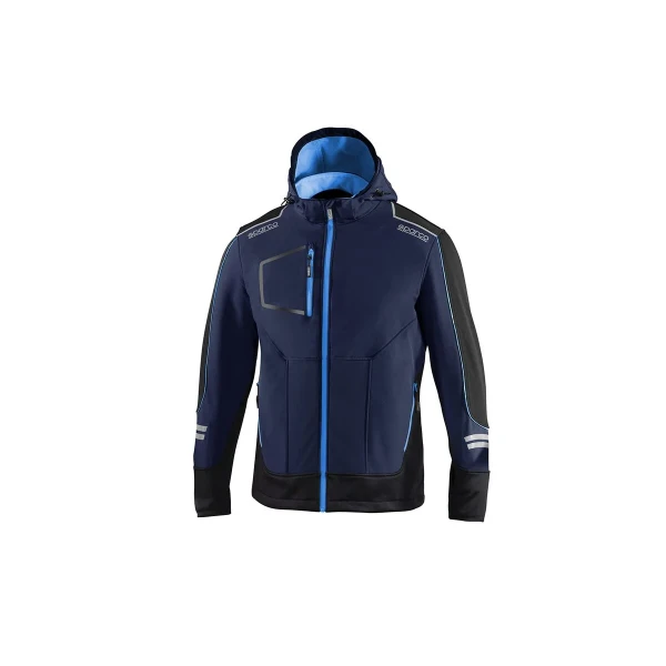 Chaqueta Cortavientos Sparco Azul oscuro