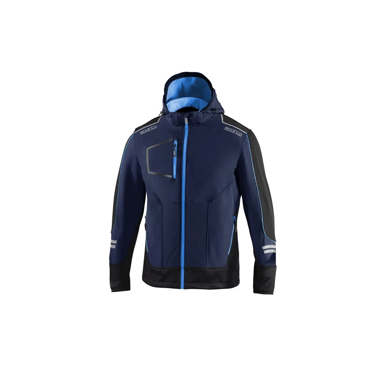 Chaqueta Cortavientos Sparco Azul oscuro