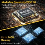 Smartphone Ulefone ARMOR 30 6,67" Mediatek Dimensity 700 12 GB RAM 512 GB Negro