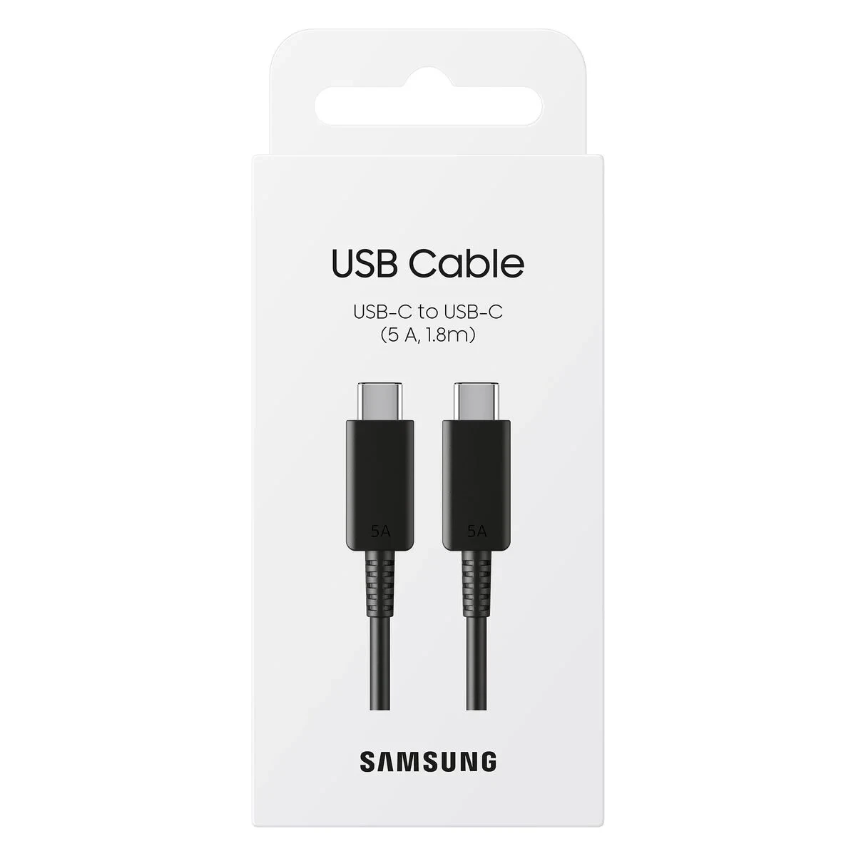 Cable de Datos/Carga con USB Samsung EP-DX510JBEGEU Negro 100 W