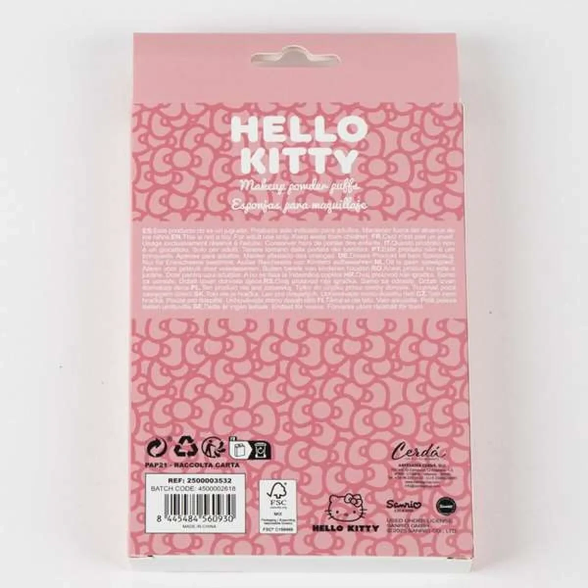 Esponja para Maquillaje Hello Kitty