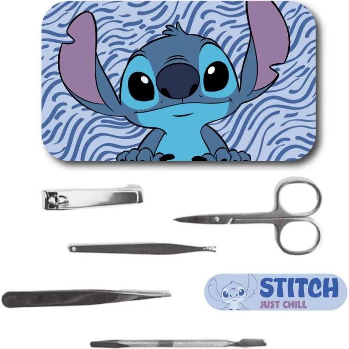 Set de Manicura Stitch Azul Infantil