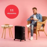 Radiador de Aceite Solac RA810 Negro 2300 W