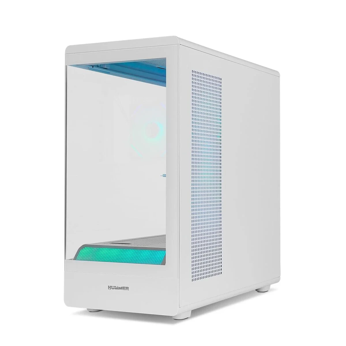 Caja Semitorre ATX Nox-Xtreme NXHUMMERSIGNAWH Blanco