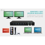 Hub USB i-Tec C31KVMDOCKPDPRO Negro