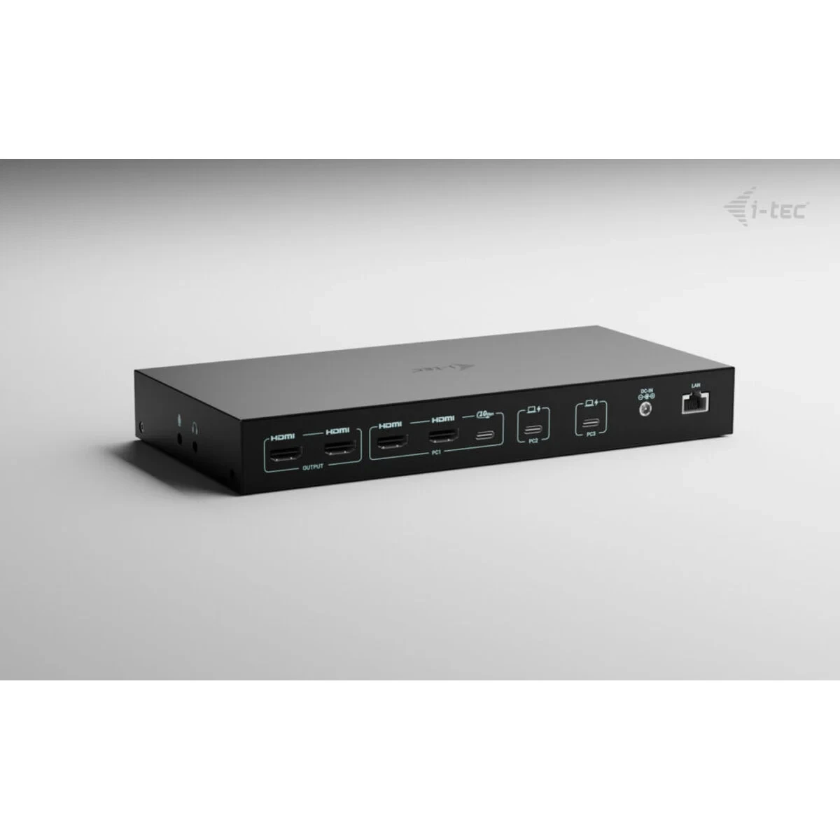 Hub USB i-Tec C31KVMDOCKPDPRO Negro
