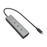 Hub USB i-Tec C31HUBMETAL8KPDPRO Plateado