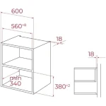 Microondas con Grill Teka MSEG825FI   25L 25 L