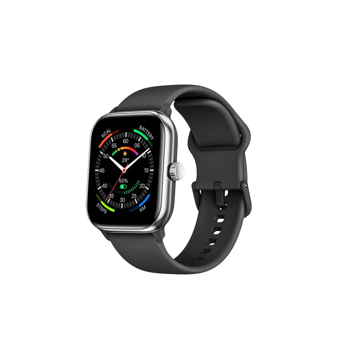 Smartwatch beafon WATCH 201 1,85" Negro Plateado