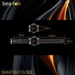 Smartwatch beafon WATCH 501 1,43" Acero Negro mate