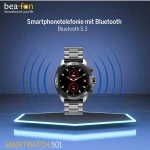 Smartwatch beafon WATCH 501 1,43" Acero Negro mate