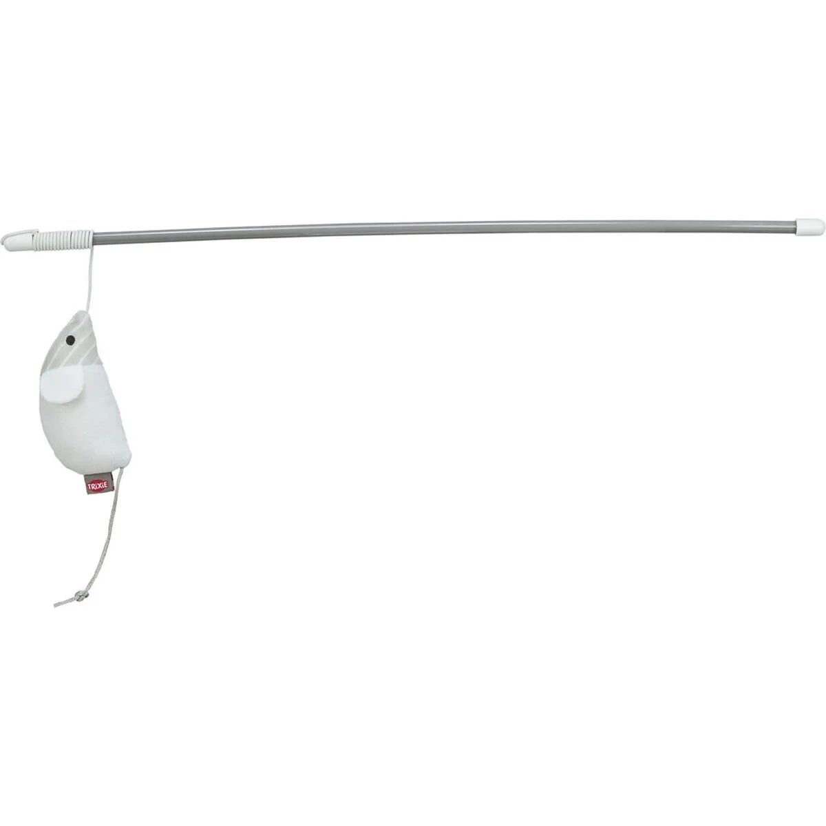 Juguete para gatos Trixie Blanco Poliéster Plástico Ratón