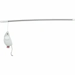 Juguete para gatos Trixie Blanco Poliéster Plástico Ratón