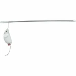 Juguete para gatos Trixie Blanco Poliéster Plástico Ratón