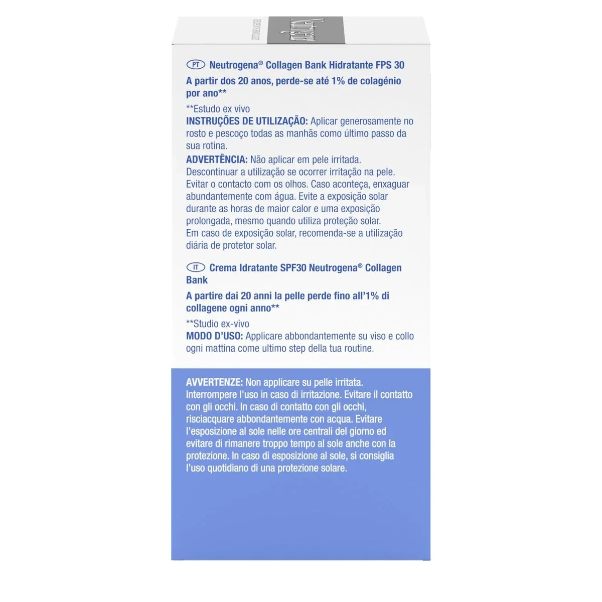 Crema Facial Neutrogena COLLAGEN BANK Spf 30 50 ml