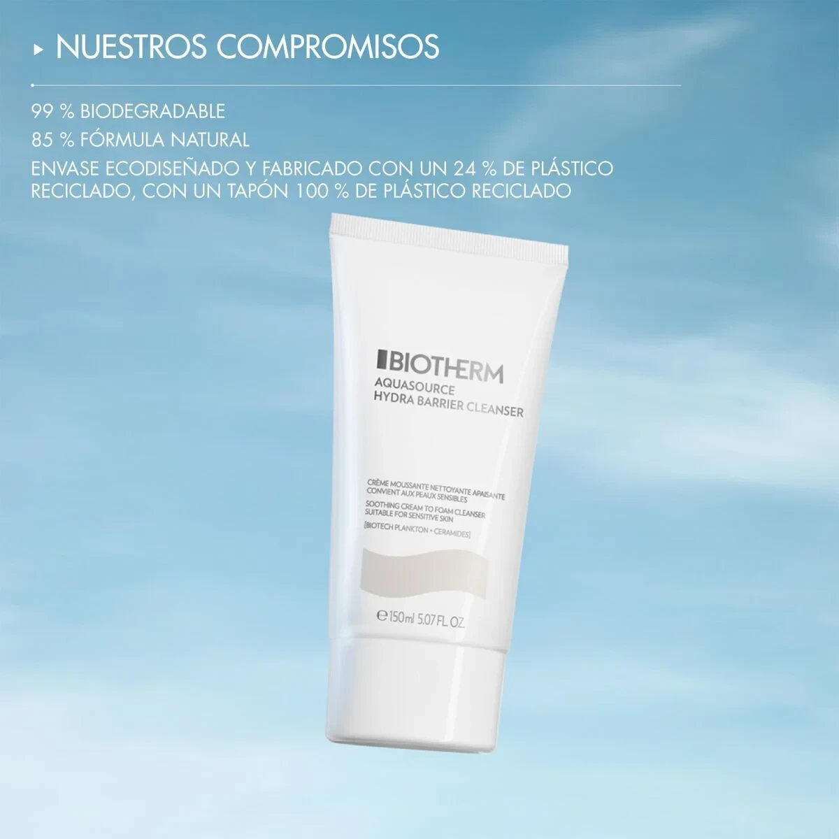 Gel Limpiador Facial Biotherm AQUASOURCE 150 ml