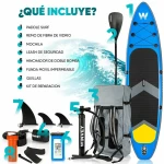 Tabla de Paddle Surf Hinchable con Accesorios Winvey SUP-B Azul