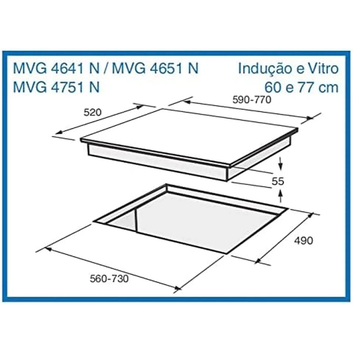 Placa de Inducción Meireles MV1613