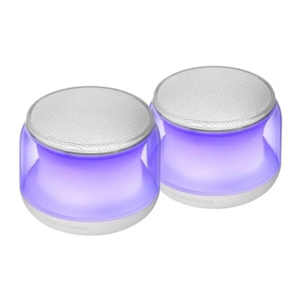 Altavoces Bluetooth Mars Gaming MSAURAW Blanco 15 W 4 W