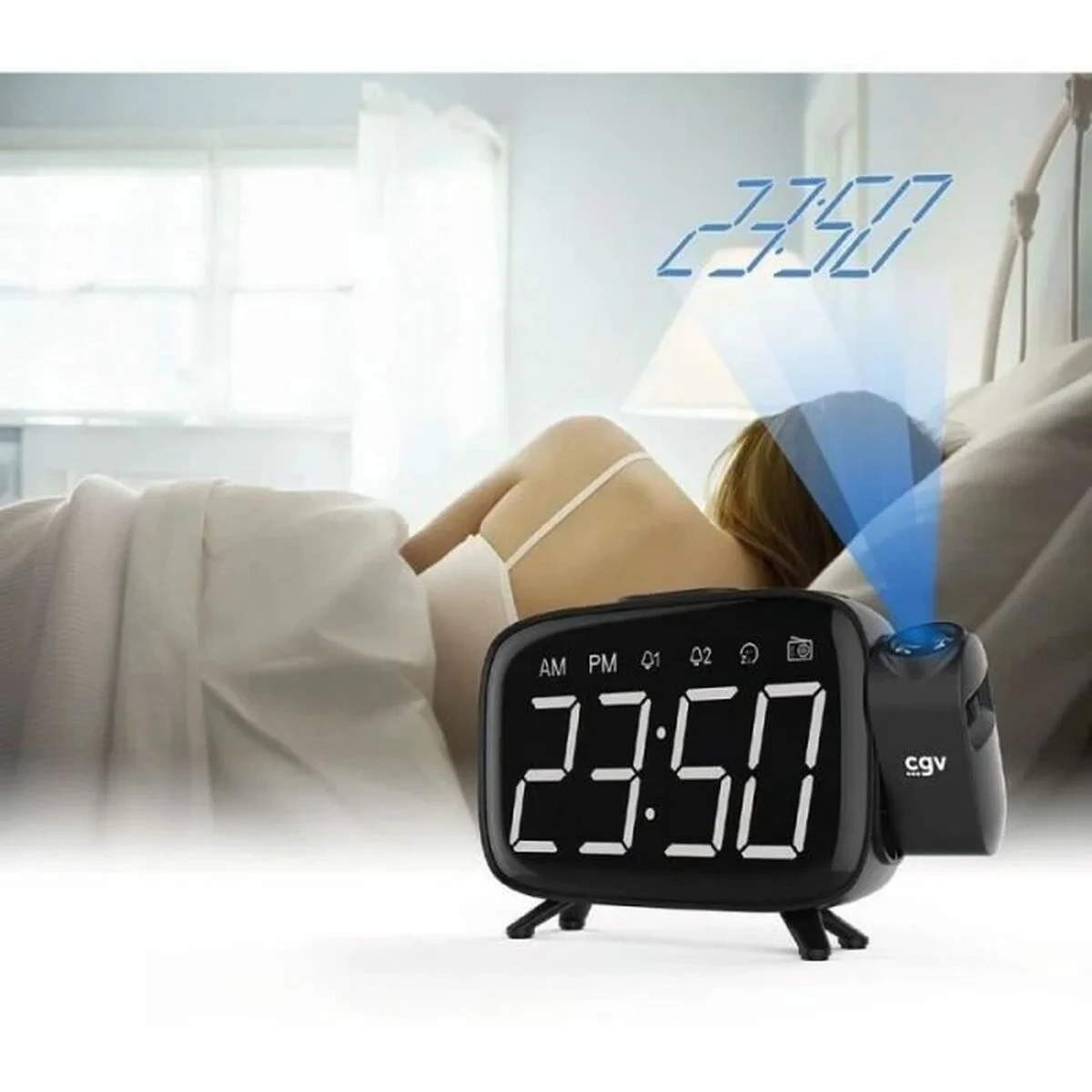 Radio Despertador CGV CR-P10