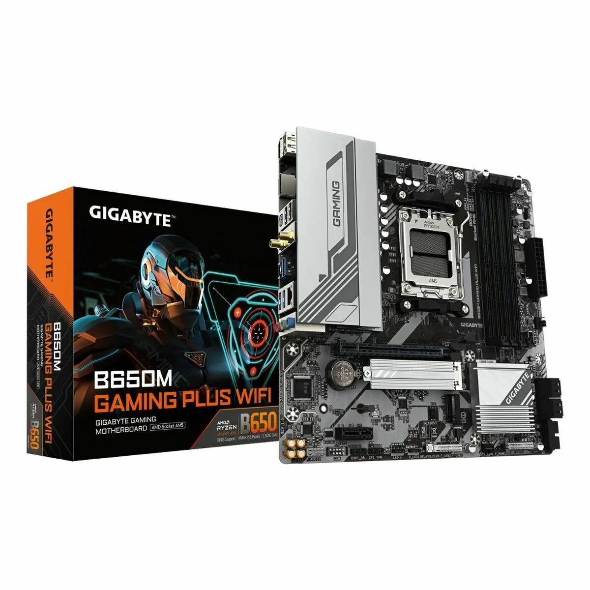 Placa Base Gigabyte B650M GAMING PLUS WF AMD B650 AMD AM5