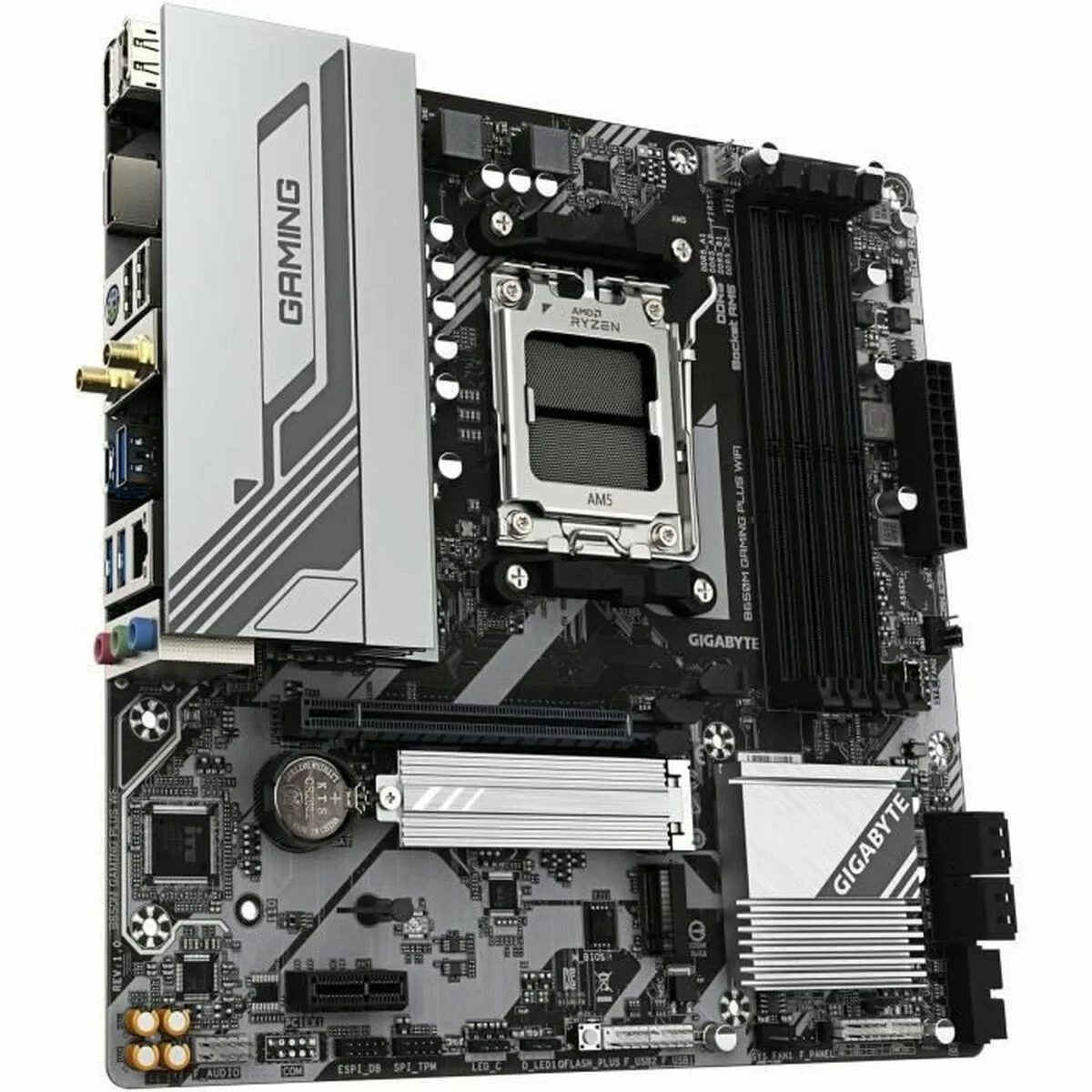 Placa Base Gigabyte B650M GAMING PLUS WF AMD B650 AMD AM5