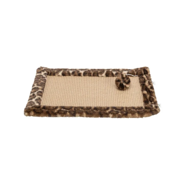 Rascador para Gatos Trixie Leo Marrón Poliéster Sisal EVA 55 x 35 cm Alfombra
