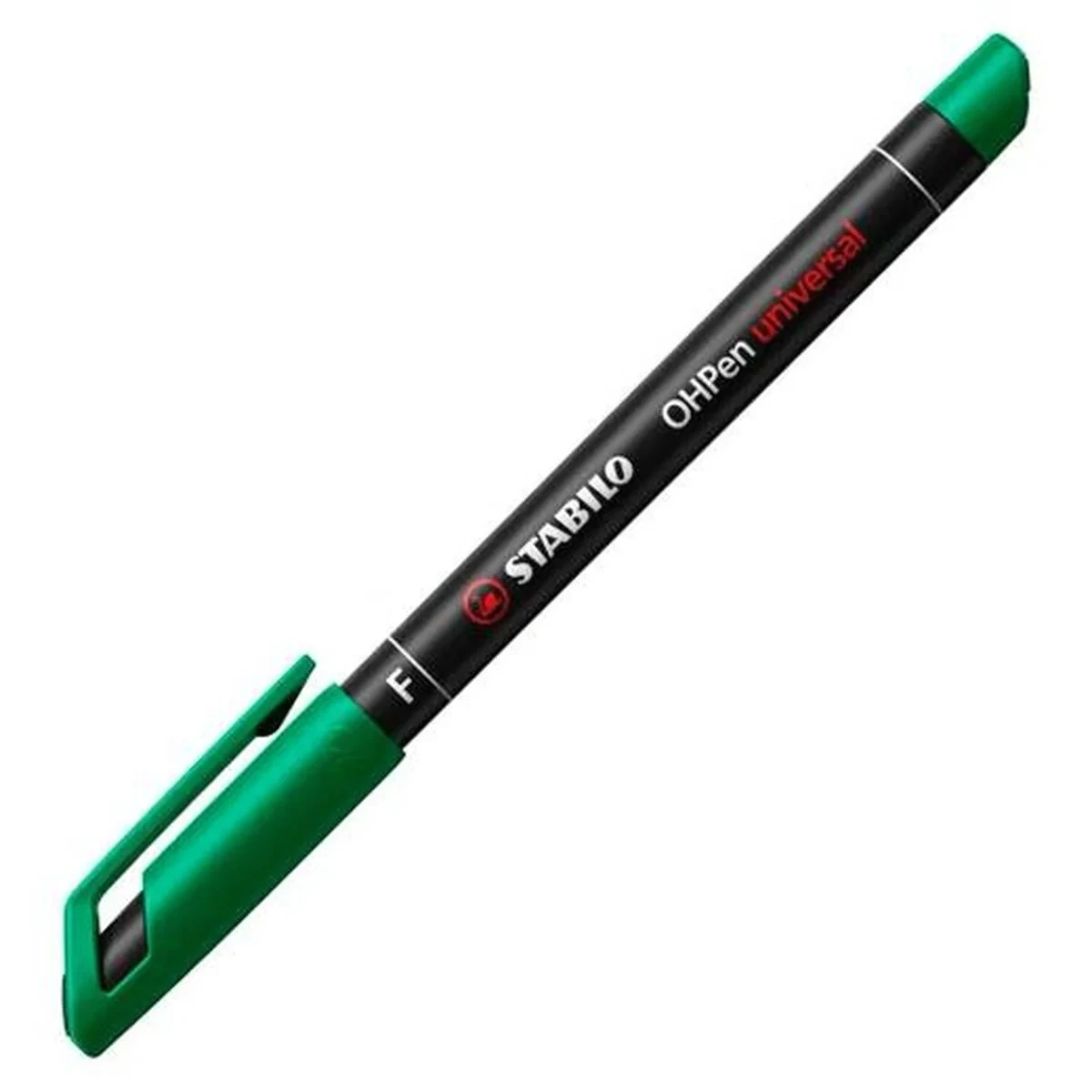 Rotulador permanente Stabilo Verde 0,7 mm 10 Piezas