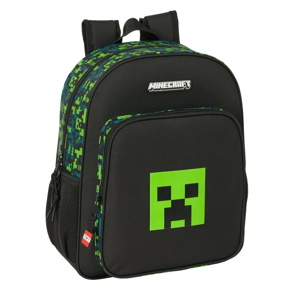 Mochila Escolar Minecraft Tnt Multicolor 32 x 38 x 12 cm