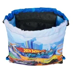 Bolsa Mochila con Cuerdas Hot Wheels Let's race Azul Negro 26 x 34 x 1 cm