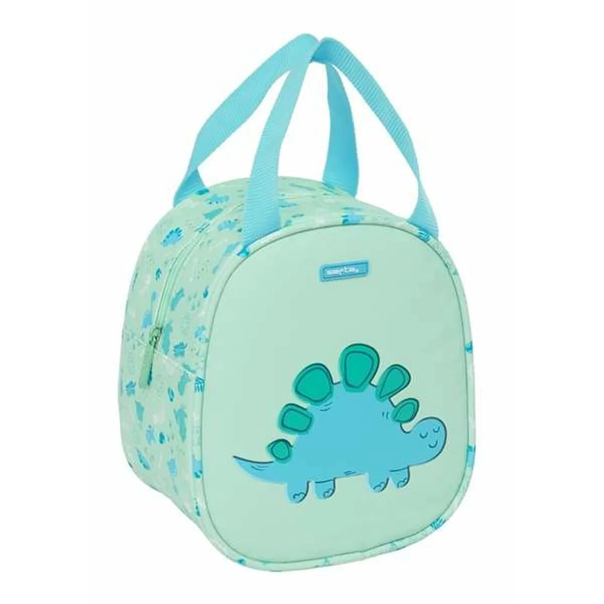 Neceser Infantil Safta Verde Dinosaurio 19 x 22 x 14 cm